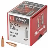 Varmint Bullet .224 Diameter 55 Grain V-Max