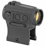 Micro Green Dot, 2MOA Dot Only or a 2MOA Dot with 65 MOA Circle, Solar With Internal Battery, Includes Low and Lower 1/3 Co-Witness Mount, Housing Shrouds for Windage and Elevation Turrets, Fits 1913 Picatinny Rail, Black Finish HE503CU-GR DISCONTINUED