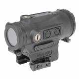 530C, Green Reticle, Black Finish, 2MOA Dot with 65MOA Circle, Quick Disconnect Mount, Fits 1913 Picatinny Rail, Titanium Housing, Three Different Reticles, Solar Failsafe, Shake Awake HE530C-GR