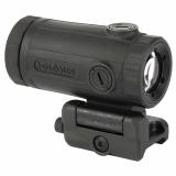 HM3XT | 3X Magnifier, Titanium Housing, Black Finish, Quick Release Side Flip Mount, Absolute or Lower 1/3 Co-witness HM3XT
