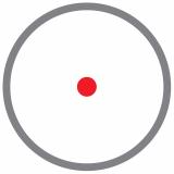 Micro Red Dot, 2MOA Dot, 65MOA Circle, 1X Power, 20MM Objective, Hi and Low Mount In Box, Bottom Battery Tray, Mounting Tool And Lens Cloth, Black Finish HS403R DISCONTINUED