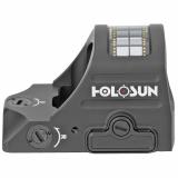 407C-X2 | Red Dot, 2 MOA, Black, Side Battery, Solar Failsafe HS407C-X2