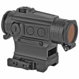 Micro Red Dot, 2MOA Dot with 65MOA Circle or 2 MOA Dot, QR Mount  ARD  Flip Caps, Solar with Internal Battery, Black Finish HS515C
