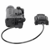 IRIS 1, Rifle Laser System, Green Laser, Fits Picatinny, Remote Activated Button, Anodized Finish, Black IRIS-GR1