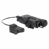 IRIS 1, Rifle Laser System, Red Laser, Fits Picatinny, Remote Activated Button, Anodized Finish, Black IRIS-RD1