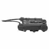 IRIS 4, Quad Function, Rifle Illuminator & Laser/Infrared System with White Light, Red Vis/IR Laser, 45mW IR Illuminator, 1,000 Lumen White Light, Fits Picatinny, Remote Triple Activated Button, Anodized Finish, Black IRIS-RD4