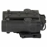 LS420, Green Visible and IR Laser w/IR Illuminator, Fits 1913 Picatinny Rail, Matte Finish, Black, Includes Remote Switch LE420-GR