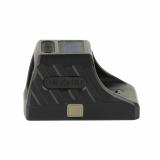 SCS Sig P320 | Green Dot Sight, Non-Magnified, Closed Emitter, Fits Factory Optic Ready (Romeo 1 Pro) Sig 320, Green Ring & 2 MOA Dot, Matte Finish, Black, Solar with Internal Battery SCS-320-GR