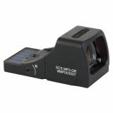 SCS, Green Dot Sight, Non-Magnified, Fits S&W M&P 2.0 Fullsize 9/40 with Factory Optic Cut, Green Ring & 2 MOA Dot, Matte Finish, Black, Solar with Internal Battery SCS-MP2-GR