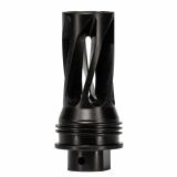Flash Hider-QD 556, 1/2X28 Long (2.7"), .223 Remington/5.56NATO, Flash Hider, Quick Detach Suppressor Mount, Compatible with HX-QD 556K, 556, 762, 762 Ti, Magnum Ti Suppressors, Black 2885