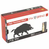 F5 Ammo, 7.5 FK, 95 Grain, Hollow Point, 50/600 FK-AMMOF5-50