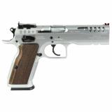Stock Master, Semi-automatic, DA/SA, Steel Frame Pistol, 10MM, 4.75" Barrel, Hard Chrome Finish, Walnut Grips, Adjustable Sights, Ambidextrous Safety, 13 Rounds TF-STOCKM-10