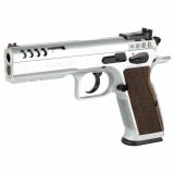 Stock Master, Semi-automatic, DA/SA, Steel Frame Pistol, 10MM, 4.75" Barrel, Hard Chrome Finish, Walnut Grips, Adjustable Sights, Ambidextrous Safety, 13 Rounds TF-STOCKM-10