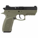 Jericho 941 Enhanced, Semi-automatic, Mid-Size, 9MM, 3.8" Barrel, OD Green, Polymer, 17Rd, 2 Mags J941PSL9OD-II
