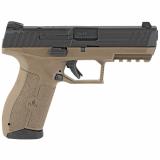 Masada Optics Ready, Semi-automatic, Striker Fired, Full Size, 9MM, 4.1" Barrel, Polymer Frame, Flat Dark Earth, 17Rd, 2 Mags, 3 Dot Sights M9ORP17FD