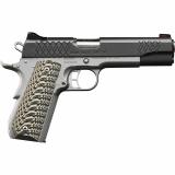 Aegis Elite Custom, 1911, Semi-automatic, Full Size, 9MM, 5" Barrel, Matte Finish, Black Slide with Silver Frame, G10 Grips, Fiber Optic Front Sight, 9 Rounds 3000350