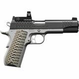 Aegis Elite Custom, 1911, Semi-automatic, Full Size, 9MM, 5" Barrel, Matte Finish, Black Slide with Silver Frame, G10 Grips, Fiber Optic Front Sight, Optic Ready, Mounted Vortex Venom Red Dot, 9 Rounds 3000353