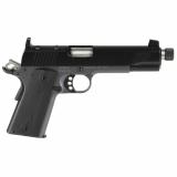 Custom LW Shadow Ghost, 1911, Semi-automatic, Full Size, 45ACP, 5" Threaded Barrel, Matte Finish, Black Slide, Gray Frame, Black Rubber Grips, Optic Ready, Suppressor Height Sights, Manual Safety, 8 Rounds 3000456