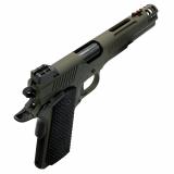 Rampart, Semi-automatic Pistol, 1911, Full Size, 9MM, 5" Barrel, Cerakote Finish, OD Green, Manual Ambidextrous Safety, Fiber Optic Front Sight, Compensator, 9 Rounds 3000467