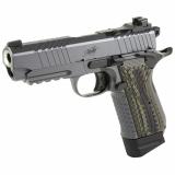 KDS9c | 9x19mm, 4" Barrel, Aluminum Frame, Optics Ready, Dark Gray, Aggressive OD Green Grips, 2 15 Rd Magazines, Optic Not Included