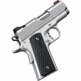 Stainless Ultra Carry II 1911 |45ACP 3" Barrel, Stainless Steel Slide, Alloy Frame, Fixed Low Profile Sights, One 7 Round Magazine
