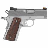 Stainless Ultra Carry™ II | 45 ACP, 3" Barrel, 8rd Magazine, Fiber Front Sight