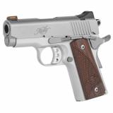 Stainless Ultra Carry™ II | 45 ACP, 3" Barrel, 8rd Magazine, Fiber Front Sight