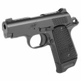 Micro 9 Raptor Shadow, Single Action, Semi-automatic, Metal Frame Pistol, Sub-Compact, 9MM, 3.15" Barrel, Aluminum, Black, G10 Grips, TRUGLO TFX Tritium/Fiber-Optic Day/Night, Ambidextrous Manual Safety, 7 Rounds, Ambidextrous 3300233