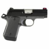 Micro 9, Shadow Ghost, Semi-automatic, Metal Frame Pistol, 9MM, 3.15" Barrel, Matte Finish, Black Slide, Gray Frame, Rubber Grips, Fiber Optic Sights, 7 Rounds 3300242