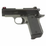 Micro 9 Shadow Ghost, RTC Bundle, Semi-automatic, Metal Frame Pistol, Compact, 9MM, 3.15" Barrel, Matte Finish, Black Slide, Gray Frame, Fiber Optic Front Sight, 7 Rounds, 2 Magazines, Includes DeSantis Pro Stealth Holster 3300252