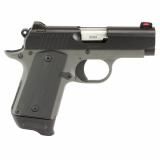 Micro 9 Shadow Ghost, RTC Bundle, Semi-automatic, Metal Frame Pistol, Compact, 9MM, 3.15" Barrel, Matte Finish, Black Slide, Gray Frame, Fiber Optic Front Sight, 7 Rounds, 2 Magazines, Includes DeSantis Pro Stealth Holster 3300252