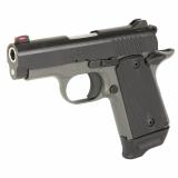 Micro 9 Shadow Ghost, RTC Bundle, Semi-automatic, Metal Frame Pistol, Compact, 9MM, 3.15" Barrel, Matte Finish, Black Slide, Gray Frame, Fiber Optic Front Sight, 7 Rounds, 2 Magazines, Includes DeSantis Pro Stealth Holster 3300252