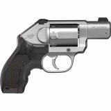 K6S Stainless, Double Action, Revolver, Small Frame, 357 Magnum, 2" Barrel, Stainless Steel Match Grade Barrel, Stainless Steel, Brushed Finish, Silver, Crimson Trace Laser Grip, White Dot Sights, Non-Manual Safety, 6 Rounds, California Compliant 3400003