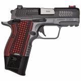 SDS9, Semi-automatic Pistol, Single Action, Compact, 9MM, 3.18" Barrel, Matte Finish, Black Slide with Gray Frame, Optics Ready, Ambidextrous Manual Safety, 2 Magazines, 1-(15) Round, 1-(13) Round 3600003