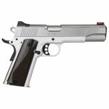 STAINLESS LW ARCTIC, 1911, Semi-automatic, Full Size, 45ACP, 5" Barrel, Matte Finish, Silver, Laminate Grips, Fiber Optic, 8 Rounds 3700593