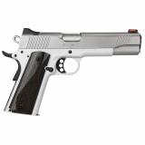 STAINLESS LW ARCTIC, 1911, Semi-automatic, Full Size, 9MM, 5" Barrel, Matte Finish, Silver, Laminate Grips, Fiber Optic, 9 Rounds 3700594