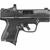 R7 Mako, Semi-automatic, Striker Fired, Polymer Frame Pistol, Compact, 9MM, 3.37" Barrel, Matte Finish, Black, Crimson Trace Red Dot, Night Sights, 10 Rounds, 5 Magazines, Includes MFT Holster and Range Bag 3800027