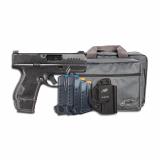 R7 Mako, Semi-automatic, Striker Fired, Polymer Frame Pistol, Compact, 9MM, 3.37" Barrel, Matte Finish, Black, Optics Ready, Night Sights, 5 Magazines, (1)-11 Round, (1)-13 Round and (3)-15 Round, Includes MFT Holster and Range Bag 3800034