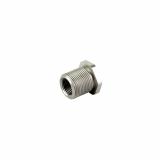 Muzzle thread adapter, 7/16 x 28 to 5/8 x 24
