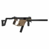 VECTOR CRB Origin, Semi-automatic Rifle, Carbine, 45 ACP, 16" Faux Suppressor Barrel, Matte Finish, Black/Flat Dark Earth, Folding Polymer Stock, Vertical Fore Grip, Front/Rear Flip Sights, 1 Magazine, 30 Rounds KV45-CORG15