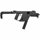 VECTOR SBR, Gen II, Semi-automatic, SBR, 45 ACP, 6.5", Black, Polymer, 13Rd, Threaded, Front/Rear Flip Sights, Polymer KV45-SBL30