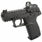 P17, Single Action, Semi-automatic, Polymer Frame Pistol, Compact, 22LR, 3.8" Barrel, Black, Fiber Optic Front Sight, 16 Rounds, 3 Magazines, Include Crimson Trace Red Dot Optic P17BBLKRD