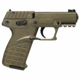 P17, Single Action, Semi-automatic, Polymer Frame Pistol, Compact, 22LR, 3.8" Barrel, Threaded 1/2x28, Matte Finish, Olive Drab Geen, Fiber Optic Front Sight, 10 Rounds, 3 Magazines P17BGRN10