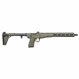 Model Sub 2000, Gen 3, Semi-automatic Rifle, 5.7X28MM, 16.1" Barrel, Threaded 1/2x28, Matte Finish, Green, 20 Rounds SUB2K57GRN