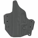 Defender Series, OWB/IWB Holster, Fits H&K VP9, Kydex, Right Hand, Black Finish 9026