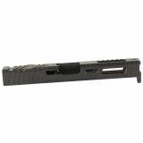 Razorback Stripped Slide, Fits Gen 4 Glock 17, RMR Cut with Plate, DLC Finish, Black 01-GSS-GEN4-G17-LT
