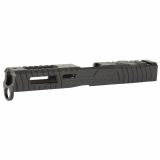 Razorback Stripped Slide, Fits Gen 4 Glock 17, RMR Cut with Plate, DLC Finish, Black 01-GSS-GEN4-G17-LT