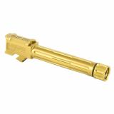 9INE, Barrel, Bronze, Threaded Barrel, 1:10, Fluted, Fits Glock 19 01-GB-G19-TH-BRNZ