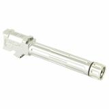 9INE, Barrel, 9MM, Stainless, Threaded Barrel, 1:10, Fluted, Fits Glock 19 01-GB-G19-TH-SS