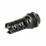 Drakon Muzzle Brake, 14.5x1 LH Thread Pitch, Fits AK-47, Compatible with Silencerco ASR Mounts, Nitride Finish, Black DGNAK47B-ASR